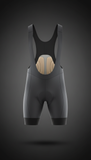 Graphite Bib Shorts with Compression Panel