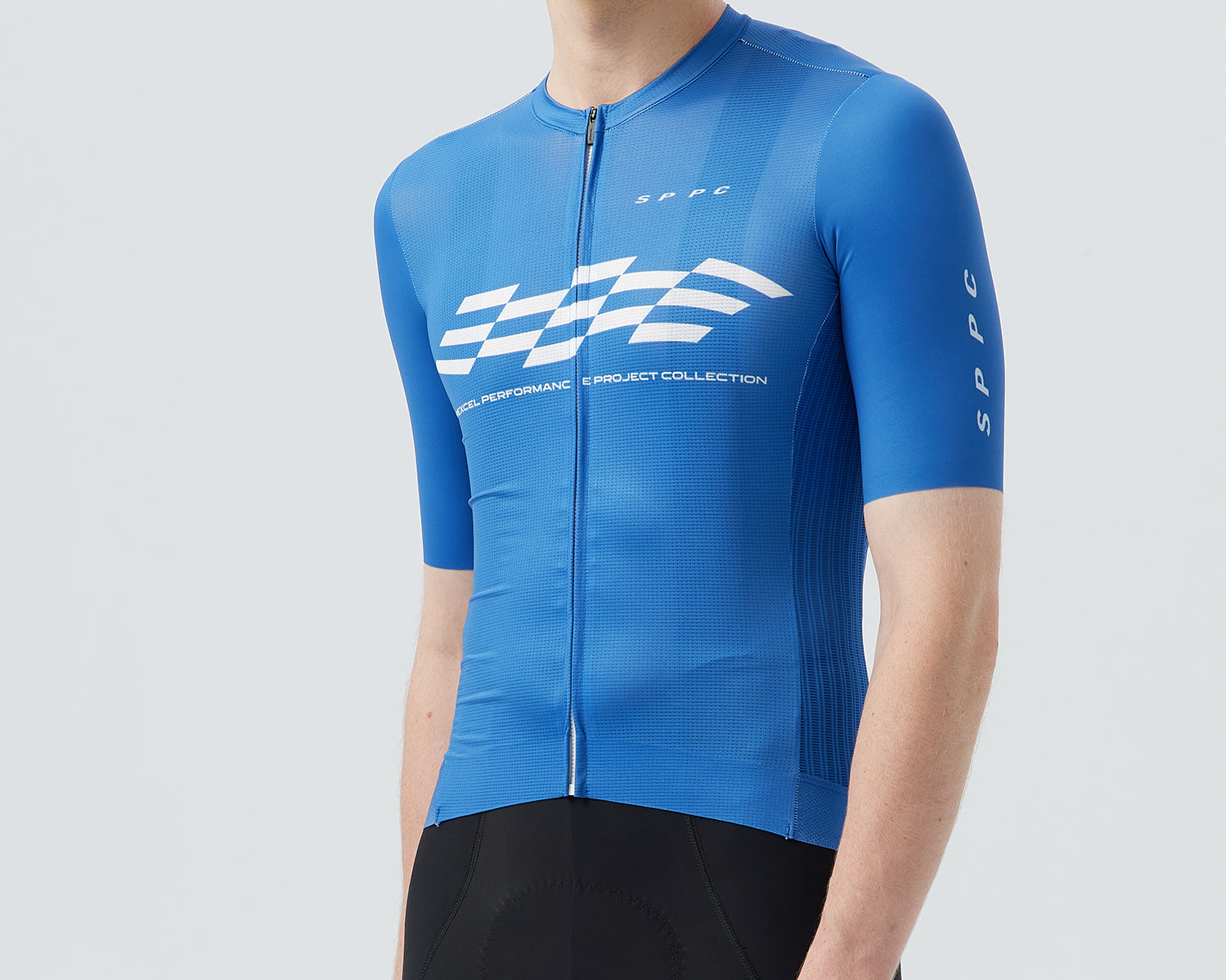 SPEXCEL SPPC Men's Short Sleeve Cycling Jersey, Aero‑Fit Lightweight Quick‑Dry