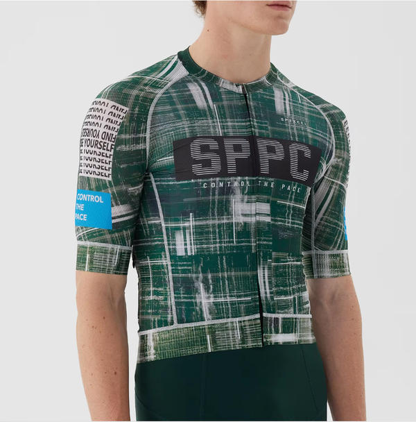 SPPC Forest Short Sleeve Cycling Jersey, Aero‑Fit Lightweight for Hot‑Weather Riding