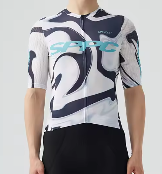 SPEXCEL  New SPPC men's summer Light short Sleeve Cycling Jerseys aero Fit Quick Dry and Breathable fabric