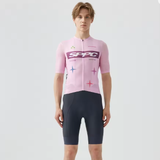 SPEXCEL Men's Italian‑Fabric Short Sleeve Cycling Jersey, Aero‑Fit UPF50+ Quick‑Dry
