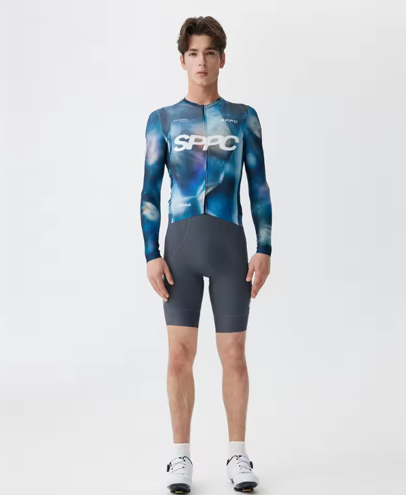 SPPC SPACE 26 Spring Summer LightWeight Long Sleeve Cycling Jerseys Race Fit Quick Dry and Breathable fabric UPF50+
