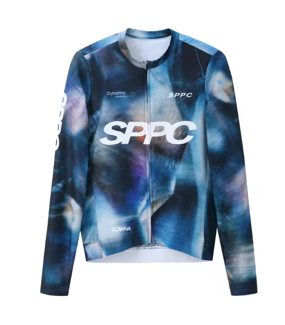 SPPC SPACE Spring Summer LightWeight Long Sleeve Cycling Jerseys Race Fit Quick Dry and Breathable fabric UPF50+