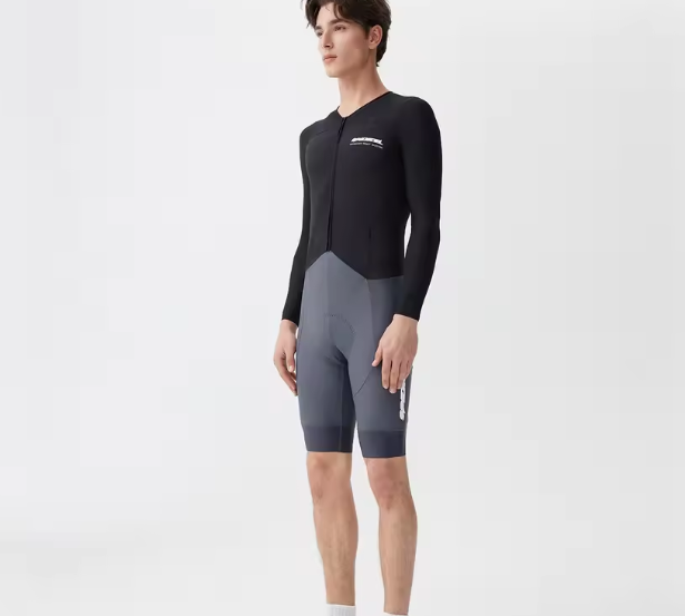 SPEXCEL Pinnacle Skinsuit Long‑Sleeve Cycling Set, Ultra‑Light, Italy Dolomit 120kg/m³ Pad