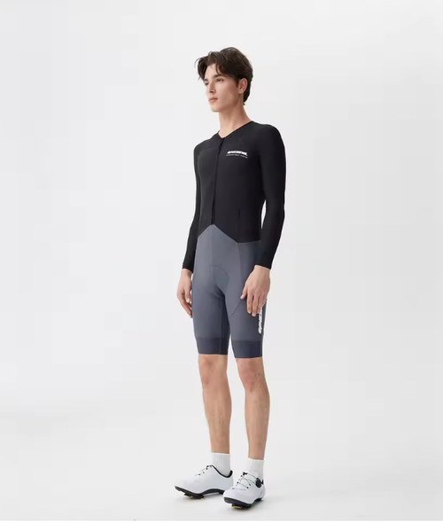 SPEXCEL  Pinnacle skinsuit aero Fit summer Long Sleeve Cycling set new supper light fabric with italy Dolomit 120kg/m3 Pad