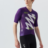 SPEXCEL customized Sublimation transfer Short Sleeve Cycling Jersey AERO FIT bicycle clothes with Laser cut cuff