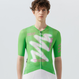 SPEXCEL customized Sublimation transfer Short Sleeve Cycling Jersey AERO FIT bicycle clothes with Laser cut cuff