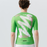 SPEXCEL customized Sublimation transfer Short Sleeve Cycling Jersey AERO FIT bicycle clothes with Laser cut cuff