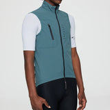 SPEXCEL All Season Classic Lightweight Windproof cycling Vest Men's Wind Jacket Stretch fabric With Two Way Zipper