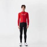 SPEXCEL EVO PRO Winter Thermal Fleece Cycling Jerseys Long sleeve Race Fit Italy thermal fabric Warm and breathable FABRIC